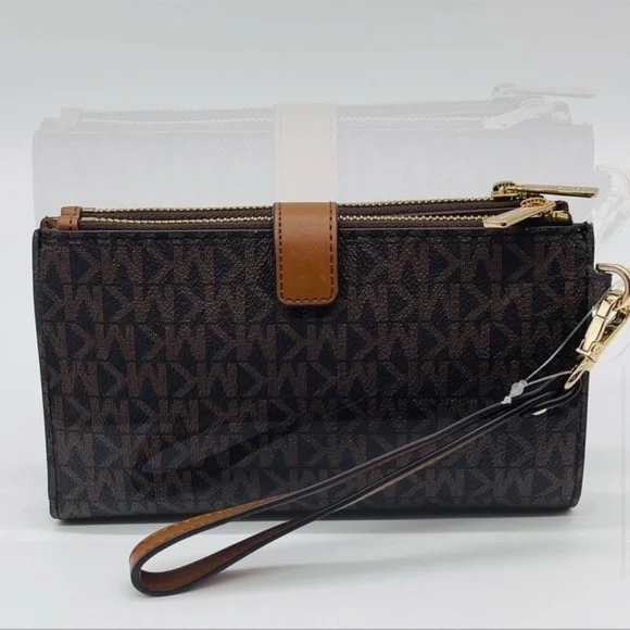 Michael Kors Large Double Zip Wallet Wristlet - Picture 5 of 11